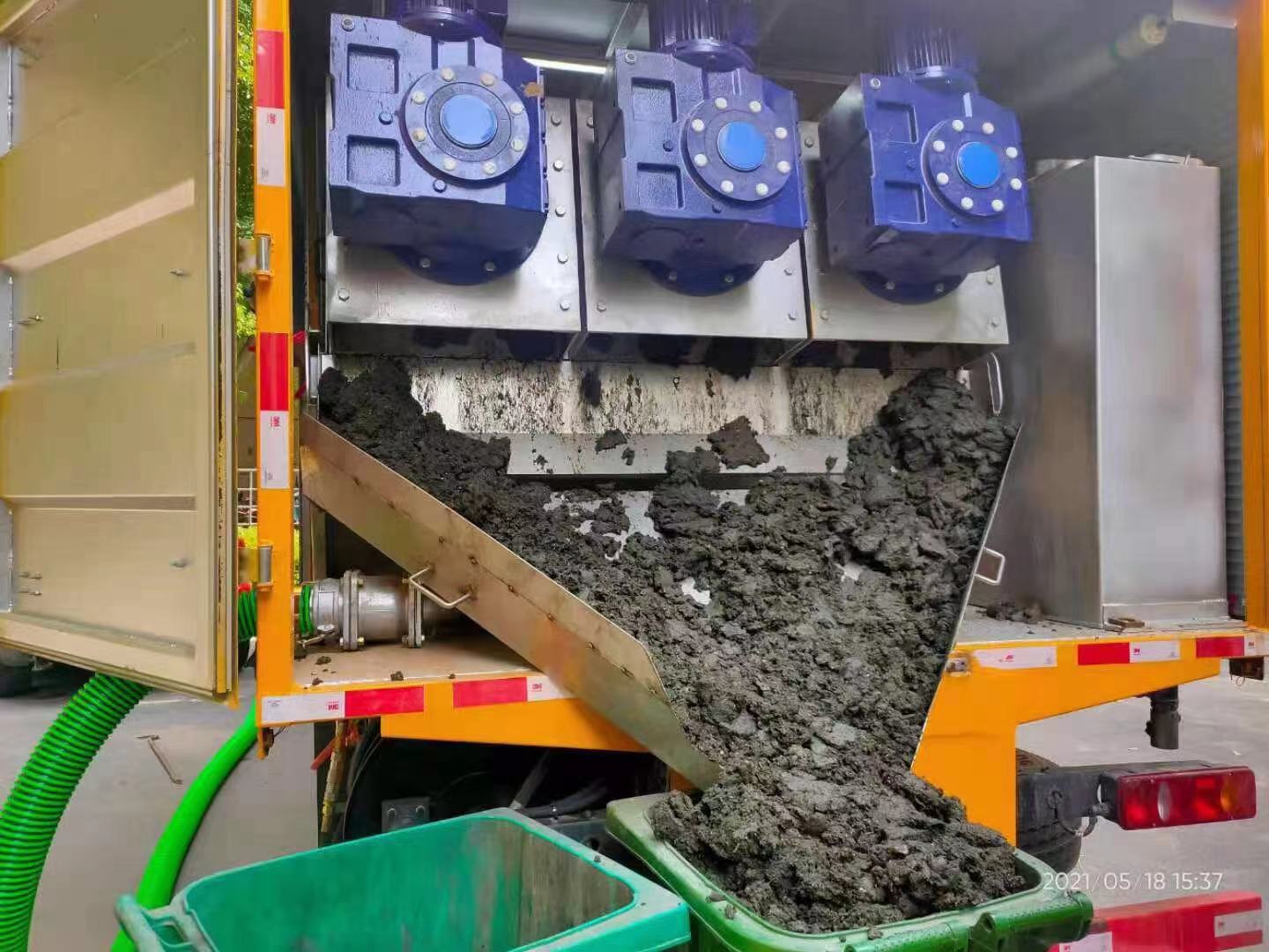 福清化粪池清掏城市维护站-泥浆净化干湿分离处理